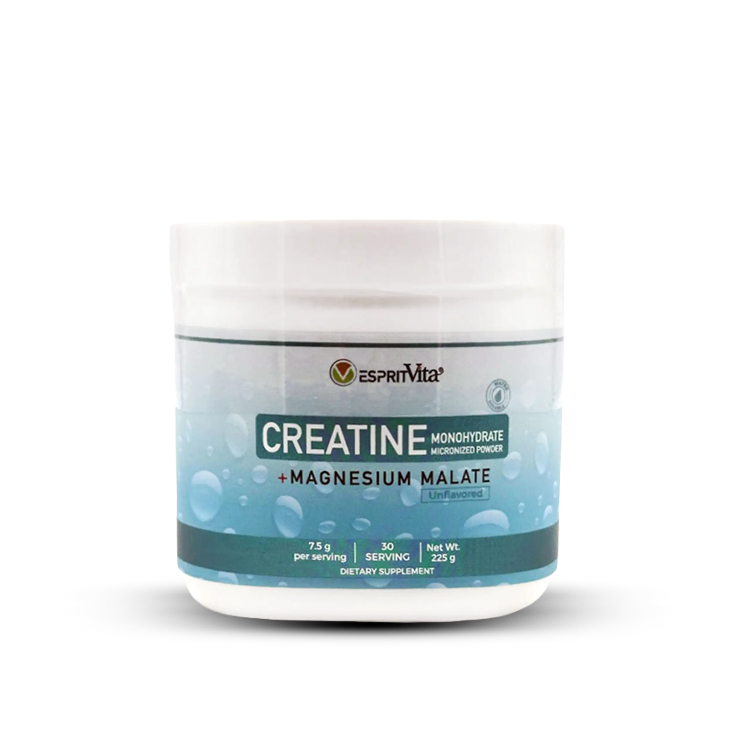 EspritVita Creatine + Magnesium Malate unflavored powder